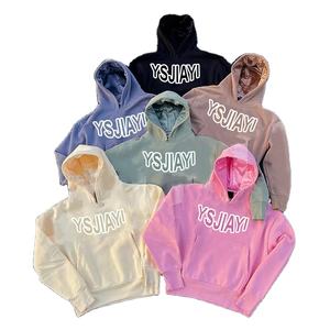 Fabricants de vêtements Sweatshirts à capuche personnalisés pour hommes Sweatshirts à capuche en éponge française lourde doublée de satin Pull à capuche avec impression bouffante 3d - Product Image 1