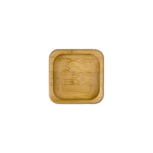 Juego de 3 Tazones Cuadrados de Bambú ERKUGO EKG-129 de 9 cm, Elegantes y Prácticos para Servir Aperitivos y Salsas - Product Image 2