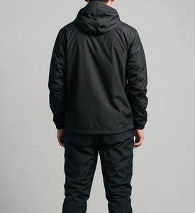 ชุดวอร์มไนลอนสำหรับผู้ชายชุดเสื้อแจ็กเก็ตสีต่อกันสองชิ้นแบบเย็บติดซิปทำจากโพลีเอสเตอร์ - Product Image 4