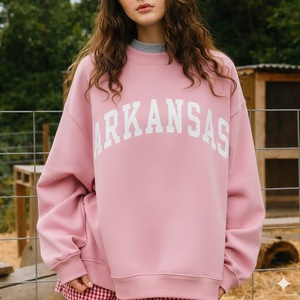 Women Polyester Cotton Heavyweight Oversized Pullover Mockneck <b>Long</b> <b>Sweatshirt</b> With Front Custom Logo Warm For Winter Autumn - Product Image 1