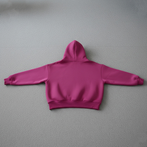 เสื้อฮู้ดดี้ผู้ชายแบบสวมหัว ผ้าคอตตอน 100% หนัก 300 GSM สีพื้น คุณภาพสูง ปี 2025 สไตล์ลำลอง เสื้อครอปท็อปและเสื้อสเวตเชิ้ต - Product Image 2