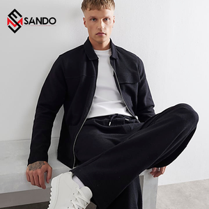 Hommes Logo Personnalisé Respirant Active Bottoms Oversize Loose Fit Taille Élastique Joggers Deux Pièces À Capuche Survêtement-Vente en Gros - Product Image 2