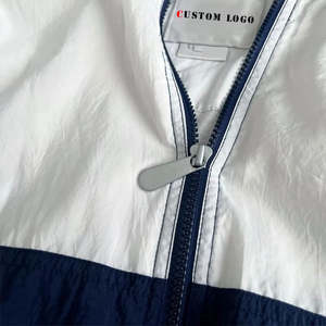 Chaqueta Cortavientos Oversize de Poliéster Vintage para Hombre con Cremallera Frontal y Cuello Alto, Estilo Urbano, Servicio OEM Disponible - Product Image 3