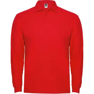 Polo a Maniche Lunghe Estrella Personalizzata, Prodotto Promozionale per Merchandising su Misura - Product Image 3