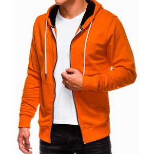 เสื้อมีฮู้ดมีซิปสำหรับผู้ชายโอเวอร์ไซส์มีฮู้ดแบบรูดซิปรูดผ้าฝ้าย GSM 450สำหรับเสื้อผ้าฤดูหนาว - Product Image 5