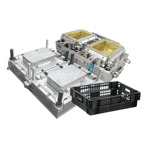 zhejiang cheaper plastic crate mold manufacturer standard plastic injection crate mould