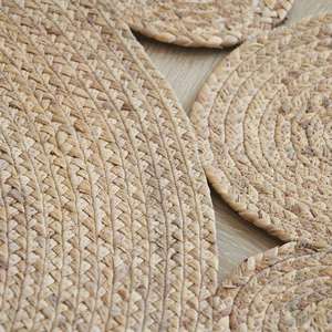 Hot New Design Water Hyacinth Jute House Door <b>Mats</b> Home <b>Floor</b> Rugs Natural Safe Wicker Bedroom Hall Decor - Product Image 3