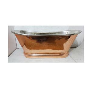 Vente chaude Autoportant Cuivre Nickel Poli Japonais Trempage Cuivre Rouleau Baignoire - Product Image 1