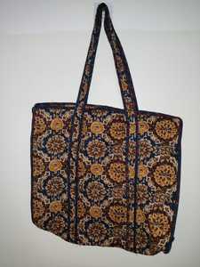 Sac fourre-tout léger en coton fait main indien, sac à main de luxe pour femme, sac fourre-tout à bandoulière, imprimé à la main, matelassé - Product Image 3