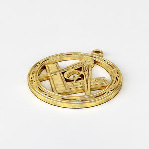 GRAND CHAPLAIN BLUE LODGE OFICIAL COLLAR JOYA Collar de cadena masónica Grand Past Master Jewel Chapado en oro Freemason Mason Ronpex - Product Image 3