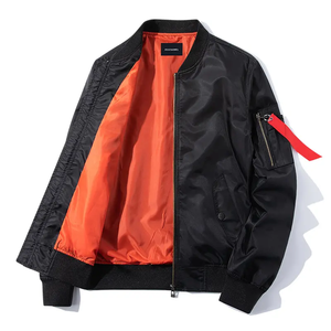 Custom High Quality Polyester <b>Camo</b> Printing <b>Men's</b> B3 Bomber <b>Jacket</b> Sheepskin Winter Zipper Plus Size Option Streetwear Autumn - Product Image 5