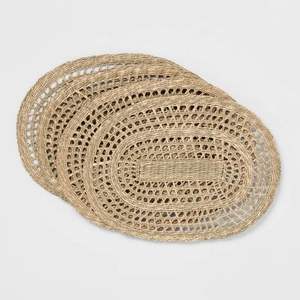 Classic Style Eco-Friendly Water Hyacinth Handwoven Placemats Rustic <b>Dining</b> Table Decorative Products for Home Use Wholesale - Product Image 6
