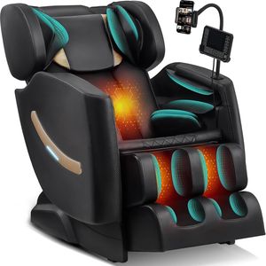 Sillón de Masaje de Cuerpo Completo con Gravedad Cero, Masaje Shiatsu, Reclinable, con Control de Calor en Hombros, Espalda y Piernas, Rodillo para Pies y Bluetooth - Product Image 1