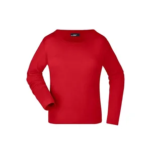 Custom Ladies' <b>Long</b>-<b>Sleeved</b> <b>T</b>-<b>Shirt</b> Promotional Merchandising Item - Product Image 4