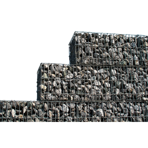 Set di Recinzione in Gabbioni di Design Moderno, Schermo Privacy in Filo di Ferro e Acciaio al Carbonio, Materiali Rinnovabili, Hardware per Recinzioni di Sicurezza - Product Image 1