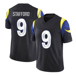 Venta al por Mayor de Camisetas de Fútbol Americano Cosidas Nuevas de la Mejor Calidad, Uniforme de Fútbol Americano Cosido del Equipo Rams para Hombre - Product Image 3