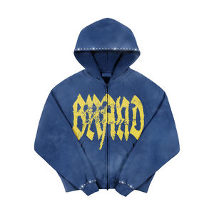 Top Tendance Custom Made OEM Sweats à capuche zippés pour femmes Matériau de haute qualité avec couleurs personnalisées Taille et logo basiques sweats à capuche - Product Image 3