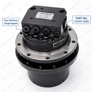 172137-73351 172180-73300 MAG-16V-180-2 Motor de Traslación para Excavadora Mini Yanmar B17 B17-2 B17-3, Conjunto de Transmisión Final Hidráulica - Product Image 4