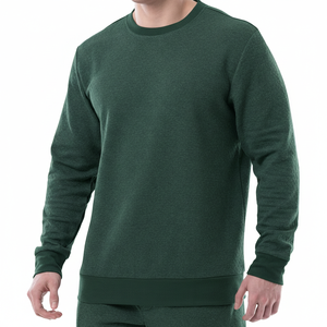 Sweat-shirt à capuche en coton coupe classique pour homme WX718722, fermeture éclair quart de tour, broderie personnalisée, pull d'hiver, vente en gros - Product Image 1