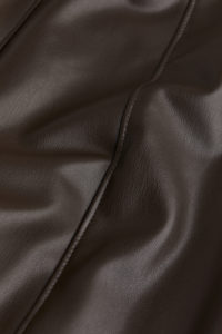 Leggings avant froissé enduit de maillot élastique pour femmes marron foncé à la mode décontracté été Yoga Fitness entraînement Club fêtes - Product Image 6