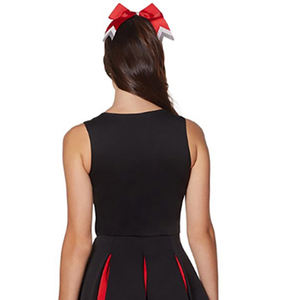 Dernière mode : uniforme de cheerleading imprimé, design/logo personnalisé, 100 % polyester, impression par transfert thermique, uniformes pour adultes - Product Image 3