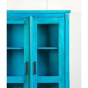 Armoire de présentation élégante Idhyah, vitrine chinoise pour la salle à manger, le salon ou le rangement de meubles - Product Image 2