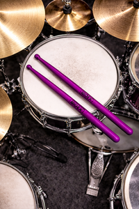 Baquetas de Plástico Poliamida Irrompibles Midex GFK-801PU 5A - Acabado Morado - Alta Durabilidad - Hechas en Turquía - Product Image 3