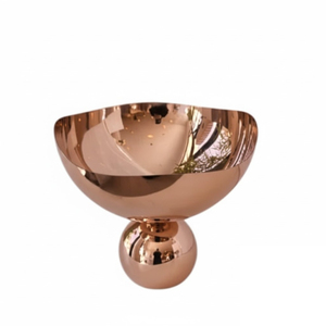 Tazón para Servir Chocolate de Acero Inoxidable Color Oro Rosa de Primera Calidad, Vajilla Moderna para el Hogar y Hoteles, Regalo de Boda, Mejor Precio - Product Image 1