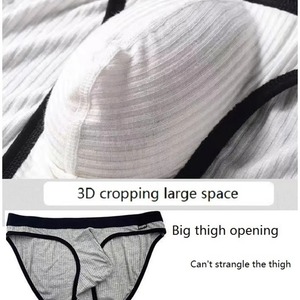 Sexy <b>Men's</b> <b>Compression</b> <b>Shorts</b> High Quality Waterproof Breathable Spandex Cotton Solid Sport Underwear for Yoga Gym Running - Product Image 3