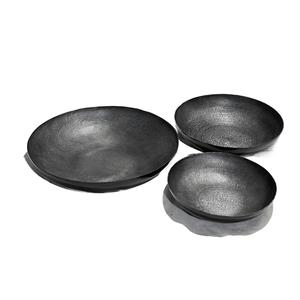 Tazón de Metal con Textura Martillada, Acabado Plateado, Diseño Moderno Ecológico, Tazón para Servir para Decoración del Hogar, Hotel y Cocina - Product Image 5