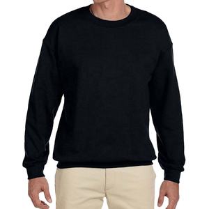 Sudadera bordada personalizada para hombre, cuello redondo, poliéster, algodón, negro, 3D con patrón de impresión, talla XS, sudaderas con capucha de color personalizadas - Product Image 1