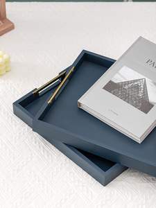 Plateaux en bois élégants Designer Premium abordable Plateau rectangulaire en bois de haute qualité de l'exportateur indien pour la maison et le café - Product Image 4