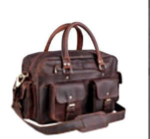 Premium Buffalo Leather <b>Briefcase</b>, Leather Laptop Shoulder Bag, Vintage Brown Buffalo Leather Cross Body <b>Briefcase</b>, - Product Image 1