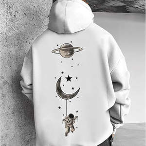 เสื้อฮู้ดใช้ได้ทั้งชายและหญิงทันสมัยผ้าฟลีซดีไซน์และพิมพ์ลายแฟชั่นเหมาะสำหรับการสร้างแบรนด์ที่เหมาะสำหรับคอลเลกชันเครื่องแต่งกายแนวสตรีท - Product Image 5