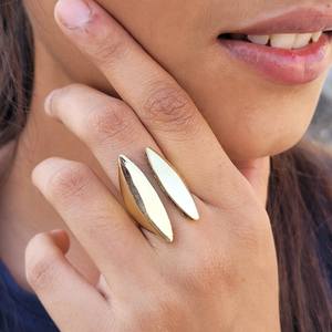 Raw Brass Adjustable <b>Ring</b> Band Hoop Loop Connector & <b>Ring</b> <b>Blank</b> Base-Eco-Friendly Durable Lightweight Jewelry Findings - Product Image 3