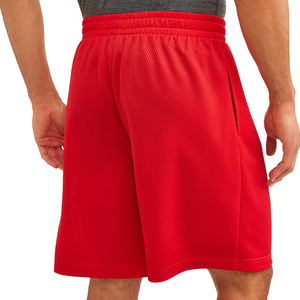 Pantalones cortos de LICRA/poliéster de alta calidad para hombre, pantalones cortos de malla para gimnasio, con logotipo personalizado, deportivos, de cintura media, sólidos, de secado rápido - Product Image 6