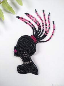 Beaded Brooch Flower design by glowin fashion Beaded Brooch Flower design by glowin fashion - Product Image 5