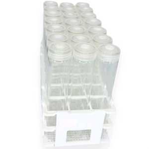 Tubes à essai en verre borosilicaté ventilés stériles pour la culture de tissus végétaux - Product Image 6