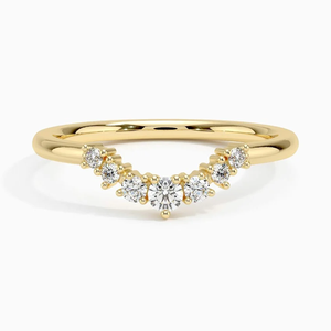 Tous les jours de luxe 10K or laboratoire cultivé bague en diamant Simple exquis élégant Durable bijoux de fiançailles parfait fête de mariage - Product Image 1