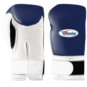 Gants de boxe professionnels en cuir blanc et noir, avec fermeture velcro au poignet, pour l'entraînement et le sparring, pour hommes et femmes - Product Image 1
