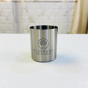 Vente en gros, pot à bougie vide en acier inoxydable fini antique, bougie unique de luxe en métal pour la décoration intérieure, bougies uniques en cire de soja parfumée - Product Image 2