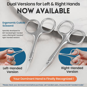 Ergonomically Designed Stainless Steel Toenail Cuticle <b>Scissor</b> <b>for</b> Comfortable and Accurate <b>Nail</b> Care and Grooming - Product Image 6