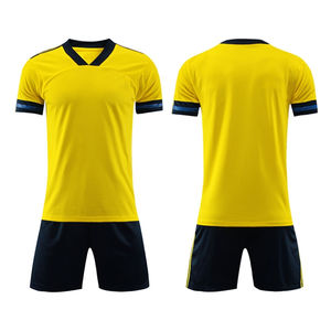 2024 maillots de football à sublimation en polyester 100% personnalisés ensemble d'uniformes de sport à séchage rapide pour hommes coupe automatisée Service OEM - Product Image 6