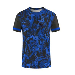 Camiseta de verano de manga corta de verano de alta calidad con diseño 3D impreso, camiseta de fútbol hecha a medida con estampado propio Vintage transpirable - Product Image 5
