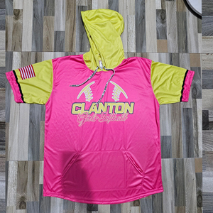 เสื้อฮู้ดแขนสั้นสำหรับผู้ชายสำหรับฤดูหนาว แบบสวมใส่สบาย น้ำหนักเบา ระบายอากาศได้ดี แห้งเร็ว ผ้าฟลีซ ย้อมสีเรียบๆ ทันสมัย ใช้งานได้จริง - Product Image 3