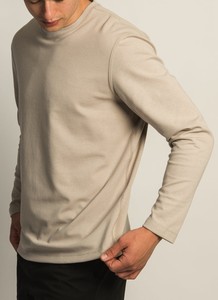 เสื้อยืดแขนยาวสำหรับผู้ชายผ้าฝ้าย100% เหมาะสำหรับการสั่งซื้อจำนวนมากและการสร้างแบรนด์ตามสั่ง - Product Image 3