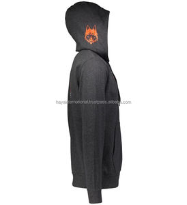 Sudaderas con Capucha para Hombre, Nuevas, Personalizadas, de Invierno, Estilo Urbano, Impresas, de Mezcla de Poliéster y Algodón, Resistentes al Viento, Transpirables, Color Gris, Gran Venta - Product Image 3