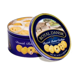 Royal Dansk Assorted Danish Butter Cookies 4 Pound Tin, Approx. 240 Cookies
