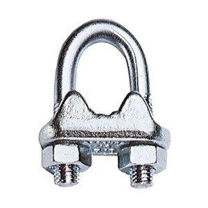 Morsetti X per fune in acciaio N. 8 "export" - Product Image 1