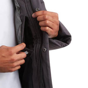 Chaqueta cortavientos de invierno para hombre, venta al por mayor, chaqueta acolchada de manga larga transpirable con cuello con capucha para hombre - Product Image 6